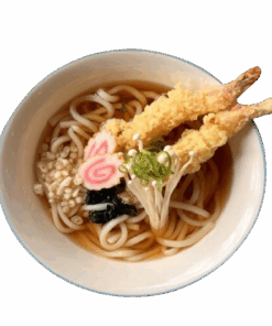 Workshop Japanese Udon Noodle Soup with Tempura Shrimp or Beef or Chicken or Porc