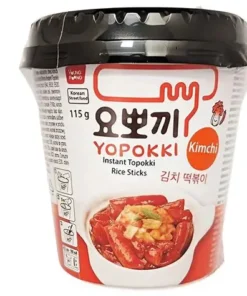 Instant Topokki Kimchi Rice Sticks Yopokki 115g