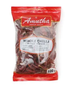 Amutha Whole Dried Chilli - 100g