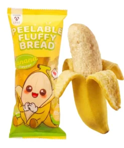 Peelable Fluffy Bread Banana Flavour Tokimeki 50g