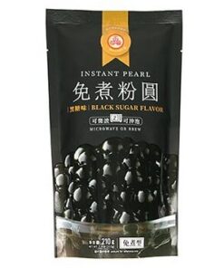 Instant Pearl Tapioca Boba Black Sugar Flavor Wufuyuan 210g